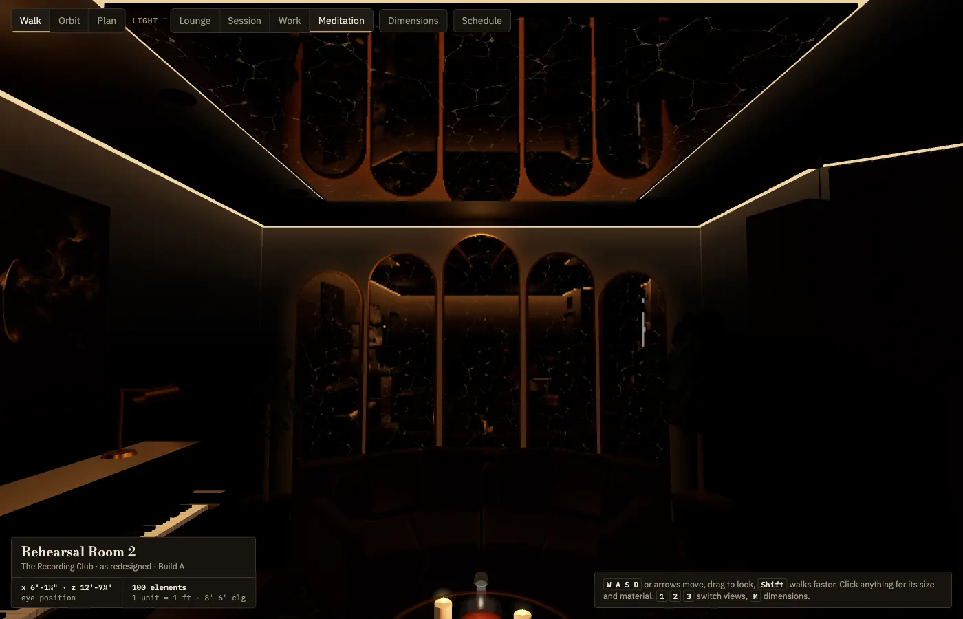 Build A meditation lighting