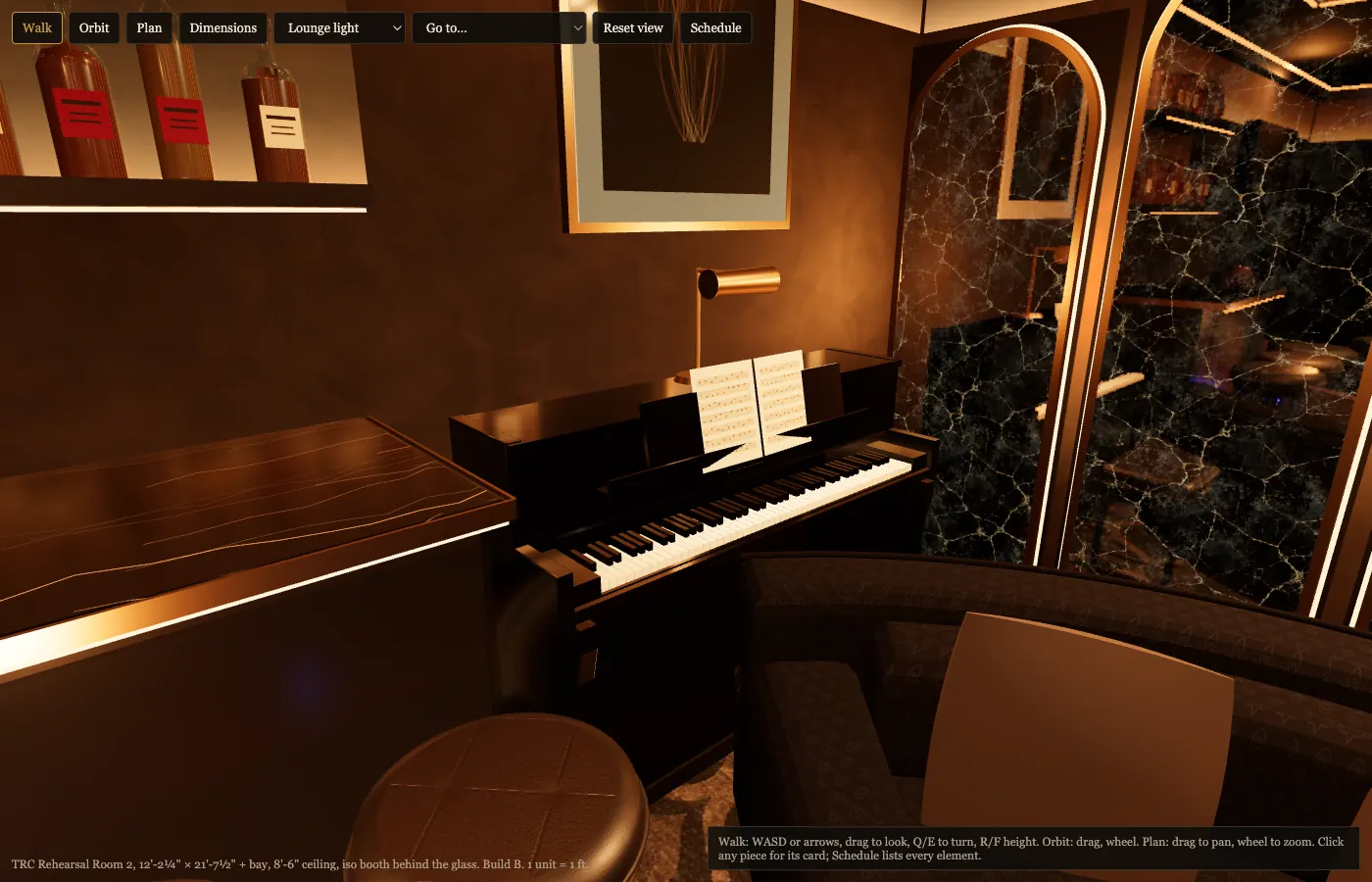 Build B: NU1X with its lamp by the bar
